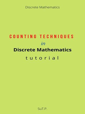cover image of Counting Techniques in Discrete Mathematics tutorial